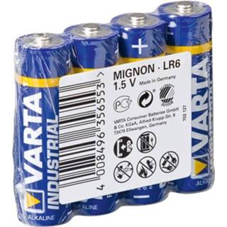 👉 Batterij alkaline Varta Lr6 4-sp Industrial 1.5v Niet-oplaadbare 4008496356553