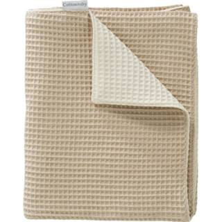 👉 Ledikantdeken zand wafel room beige Cottonbaby 2 Zijdig / 7110935090472