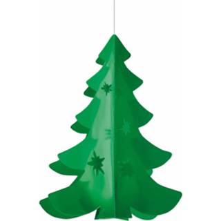 👉 Kerstboom groen papier Hangdecoratie 35 Cm 8718758661542