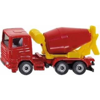 👉 Modelauto metaal rood Siku Cement Mixer Speelgoed 8 Cm 4006874008131