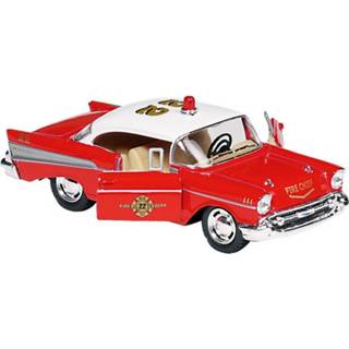 👉 Rood metalen staal Goki Chevrolet Bel Air (1957) 12,7 Cm 8718807411104