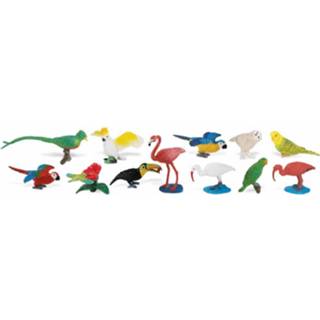 👉 Speelgoed figuur plastic kunststof multikleur Figuren Tropische Vogels 8718758668329