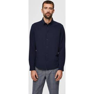 👉 Overhemd biologisch katoen l mannen blauw 5714918740761