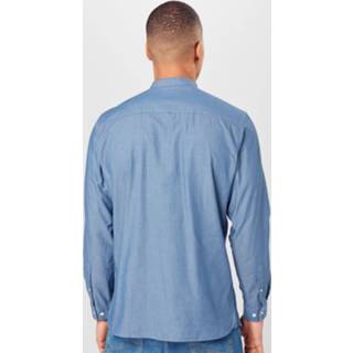 👉 Overhemd biologisch katoen l mannen blauw 5714920236429