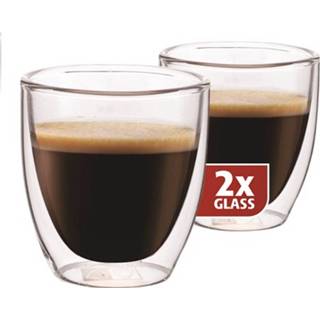 👉 Espressoglas glas transparant Espressoglazen Dubbelwandig, Set Van 2 - Maxxo 8595235803226