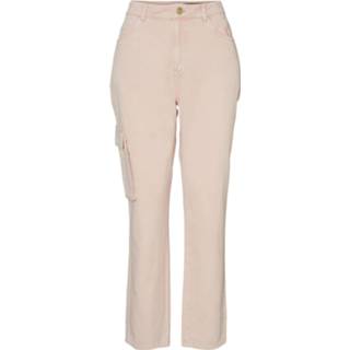 👉 Denim vrouwen roze Cargojeans 'Mabel' 5714920566656