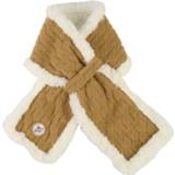👉 Sjaal katoen beide wintercollectie empire Dark Honey geel Lodger Muffler Fleece 8719033396968