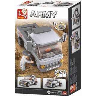 👉 Kunststof Sluban Army: Troepentransporter 3-in-1 (M38-b0537e) 8713512079724