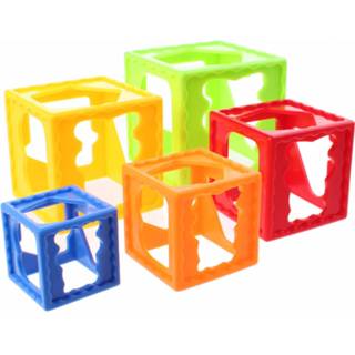 👉 Stapeltoren Jonotoys Stack Cube 5-delig 8717154289466