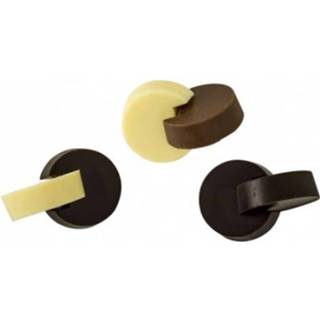 👉 Chocolade mal kunststof transparant 3d Ringen - Decora 8024622054809