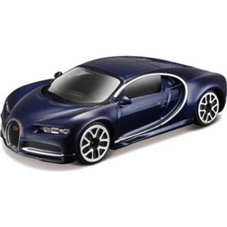 👉 Modelauto metaal blauw Bugatti Chiron 1:43 Donkerblau 8719538377400