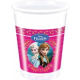 Beker kunststof multikleur Frozen Bekers 8 Stuks 8718758702429