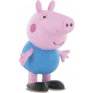 👉 Speelfiguur roze kunststof Comansi Peppa Pig: George 6 Cm 8412906996837