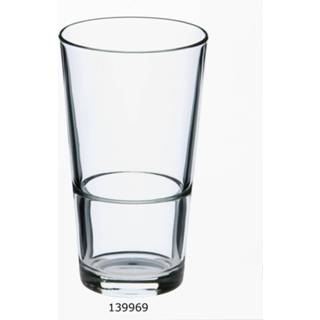 👉 Bierglas glas transparant Amsterdam 34cl.stap Ds/12 Bierglazen 8711934399697