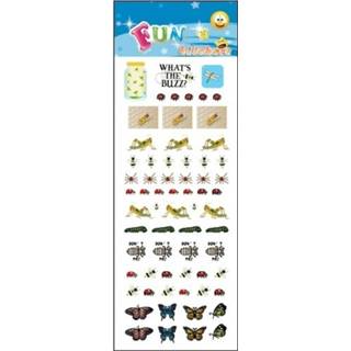 👉 Stickervel papier multikleur Insecten 8719538400740