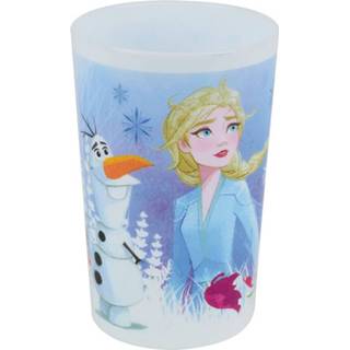 👉 Beker wit blauw kunststof multikleur meisjes Disney Frozen Wit/lichtblauw 260 Ml 3524550057194