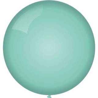 👉 Blauw Haza Original Megaballon Mint 90 Cm 8711319450418