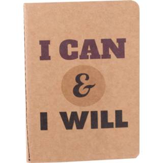 👉 Schrift bruin Tesoro I Can 14 Cm 8719817563357
