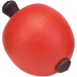 👉 Oranje hout Glückskäfer Tol 6 Cm Appelvorm 8719817564705