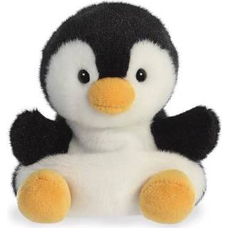 👉 Knuffel zwart wit pluche Aurora Palm Pals Pinguïn Zwart/wit 13 Cm 5034566334816