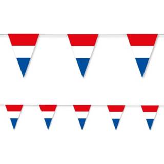 👉 Vlaggenlijn rood wit blauw papier multikleur 3x Holland 3,5 Meter - Holland/ Koningsdag Thema Versiering 8719538950726