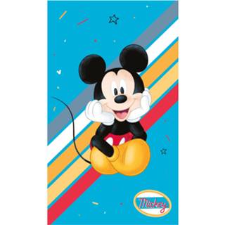 👉 Strandlaken blauw katoen Disney Mickey Mouse Colorful - 70 X 120 Cm 3272760467752
