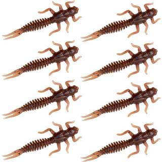 👉 Blauw bruin kunstaas roofvis softbait Senshu Big May Fly - Blue Cinnamon 6cm 1.5g 7 Stuks 4251439335492