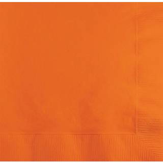 👉 Servet oranje papieren papier 60x Kleuren Thema Servetten 33 X Cm - Wegwerp Tafeldecoraties Feestartikelen 8720276029421