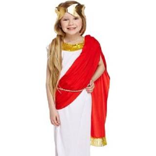 👉 Godin kostuum stof multikleur kinderen meisjes Schitterend 3-delig Romeins Voor 5026619378878