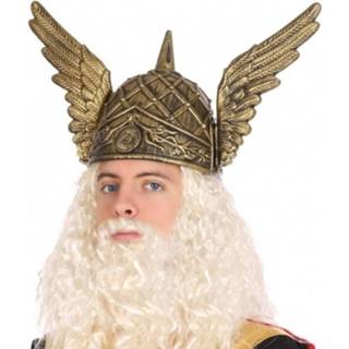👉 Helm kunststof multikleur mannen Viking Verkleed Voor Heren 8719538831971