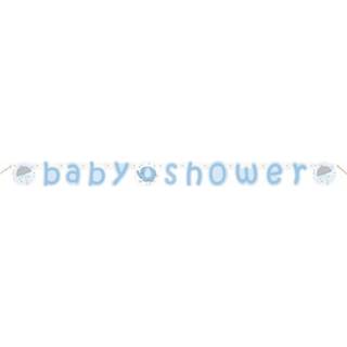 👉 Banner blauw karton baby's Haza Original Baby Shower Olifant 160 Cm 11179417094