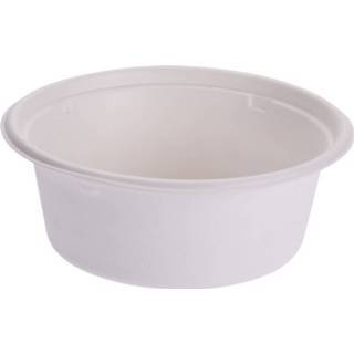 👉 Schaaltje melamine wit 8x Duurzame, Gerecyclede Kommetjes/schaaltjes 13 Cm - Milieuvriendelijk En Biologisch Afbreekbaar Wegwerp Schaaltjes 8720147267297