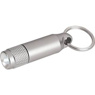 👉 Sleutelhanger lampje aluminium zilver Moses Lamp 4,5 Cm 8719817568864