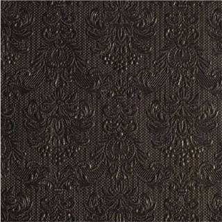 👉 Servet zwart papier 30x Stuks Servetten Barok Stijl 3-laags - Elegance Patroon Feest Artikelen Decoraties 8720276000901