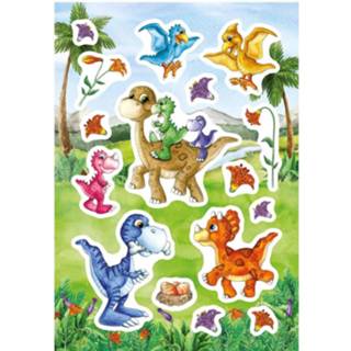 Folie baby's Herma Stickers Dino Junior 12 X 8,4 Cm 16 Stuks 4008705152143