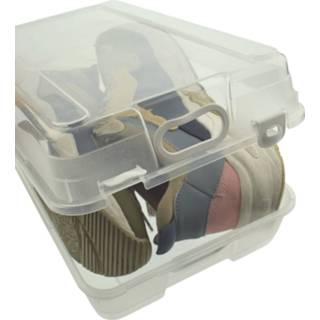 👉 Orange85 Schoenenbox - Transparant - 1 paar - Opbergbox - Schoenen opbergsysteem - Schoenendoos - Organizer - Shoe box