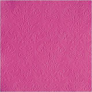 👉 Servet roze papieren papier 45x Luxe Barok Print Servetten 33 X Cm - 3-laags Wegwerpservetten 8720147872033