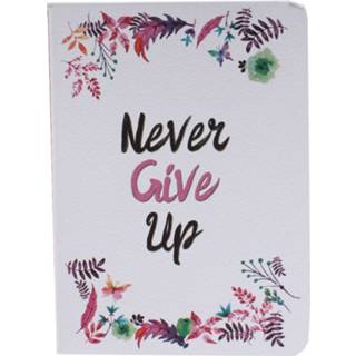 👉 Schrift wit Tesoro Never Give Up 14 Cm 8719817562947