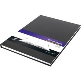 👉 Schetsboek zwart papier 3x Schetsboeken Harde Kaft A4 Formaat - 80 Vellen Blanco Hobby Teken Boeken 8720147648348