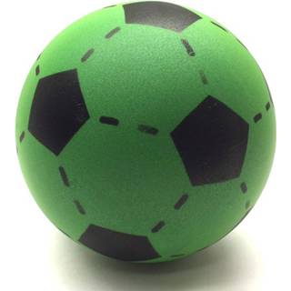 Softball groen foam kunststof Softbal Voetbal 20 Cm - Zachte Speelgoed 8720147762808