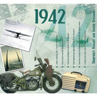 👉 Multikleur Historische Verjaardag Cd-kaart 1942 8718758293750
