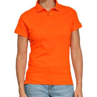 👉 Poloshirt oranje synthetisch m vrouwen Koningsdag / Polo T-shirt Door Tot Het Maximale Voor Dames - Kleding/ Shirts 8720147025200