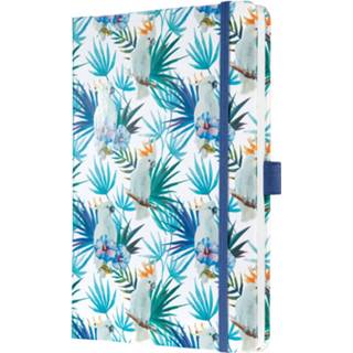 👉 Notitieboek Sigel Jolie Beauty A5 Hardcover Gelinieerd 'Indigo Tropics' 4004360817397