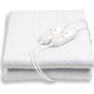 👉 Elektrische deken fleece wit Cresta Care Kts102 2-persoons 8711974750441