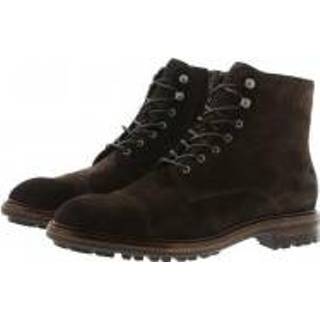 👉 Veterboots taupe herenschoenen male suede leer Blackstone Veterboot