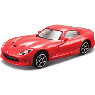 👉 Modelauto rood metaal Dodge Viper Gts Srt 2013 1:43 - Speelgoed Auto Schaalmodel 8719538950214