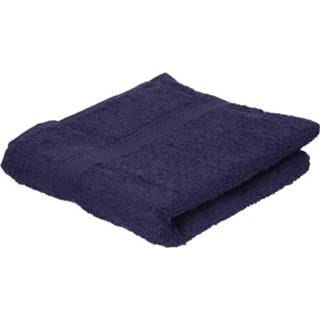 👉 Handdoek textiel Luxe Handdoeken Navy Blauw 50 X 90 Cm 550 Grams - Badkamer Badhanddoeken 8718758672807
