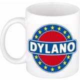 👉 Beker keramisch multikleur Dylano Naam Koffie Mok / 300 Ml - Namen Mokken 8719538267848