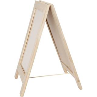 👉 Blank houten hout One Size GeenKleur Creotime sandwichbord 40 x 26 cm per stuk 5707167697535