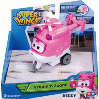 👉 Roze kunststof One Size Auldey Super Wings Vroom 'n Zoom Dizzy 16 cm 6911400339680